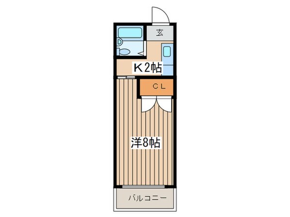 ノースポール北大前の物件間取画像